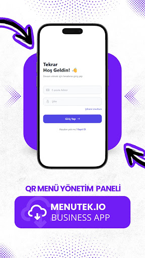 menutek.io - QR Menü Yönetimi: Ekran Görüntüsü 1