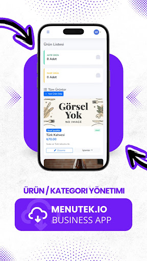 menutek.io - QR Menü Yönetimi: Ekran Görüntüsü 2